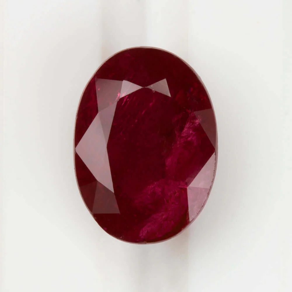 5.13ct. Pigeon Blood Red Loose Ruby Gemstone | Oval Cut Ruby | 11.1x9.1m... - $45.00
