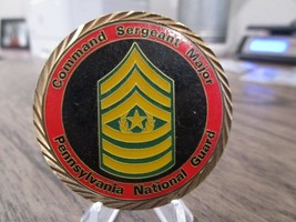 Command Sergeant Major Pennsylvania National Guard Challenge Coin #370H - £14.70 GBP