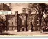 Hotel Custer and Site of Lincoln Douglas Debate Galesburg IL WB Postcard... - $3.91