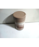 Vintage King-Seeley Metal Thermos 7010 10 oz bottle Brown &amp; white rectan... - €8,17 EUR