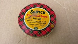 7TT21 Scotch #33 Electrical Tape Tin, Predates Zip Codes, Good Condition - £15.00 GBP