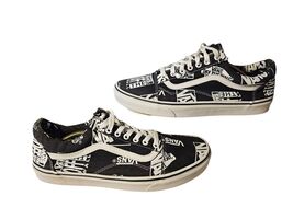 Vans Old Skool Off The Wall Logo All Over Men&#39;s Skateboarding Shoes Size 11 - $29.40