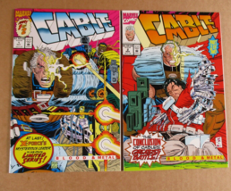 Cable Blood &amp; Metal Marvel Comics 1 and 2 Compete Series NM High Grade - £5.75 GBP