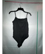 MSRP $59 Calvin Klein Solid Black Bodysuit Size Small - £18.35 GBP