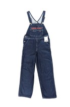 Mens Dickies Bib Overall Size 2XL Regular Dark Blue Rinsed Indigo - £29.71 GBP