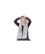 Scarf Hood Gloves Fleece Soft Winter Set Warm Cute Hat Women Ladies Mitt... - $11.45+