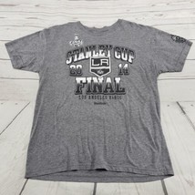 Los Angeles Kings Top Size Large NHL Stanley Cup Final 2014 Reebok T-Shi... - $30.40