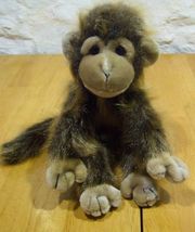 TY FUZZY CUTE MONKEY 9" Plush STUFFED ANIMAL Toy - $17.33