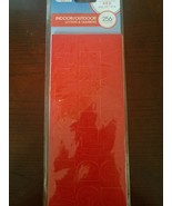 indoor/outdoor letters &amp; numbers 256 characters 1 inch red - $29.81 CAD