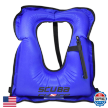 Scuba Choice Snorkel Vest w/ Crotch Strap - Adult Inflatable Buoyancy Aid - $32.43