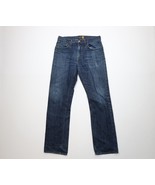 J Crew Mens Size 30x32 Faded Slim Fit Straight Leg Denim Jeans Blue Cotton - $908.65 MXN