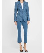 2025 AUTHENTIC VERONICA BEARD Naira Single-Button Eyelet Denim Jacket $898 - $378.97 CAD