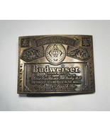 Estate Vintage Large Budweiser Belt Buckle C2523 - £18.87 GBP