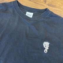 Vintage Retro Adidas Mens XL Graphic T-Shirt Embroidered Face Logo Casua... - $22.52