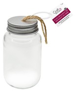 DIY Clear Ornament Glass Jar W/Aluminum Twist Cap 2&quot;x3.35&quot;-Empty - $15.82 CAD
