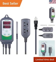 Versatile Temperature Control System for Greenhouse, Brewing &amp; Reptile Care - $1,008.82 MXN