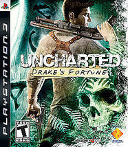 Uncharted: Drake&#39;s Fortune (Sony PlayStation 3, 2007) Complete PS3 Great... - $7.43