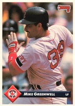 Donruss 93 1993 Baseball Card Series 2 # Mike Greenwell Red Sox - £1.19 GBP