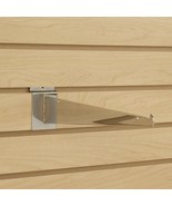 Only Hangers Shelf Brackets for Slatwall, 12&quot;, Chrome (Pack of 4) - Fits... - $24.95