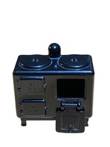 Vintage Miniature Black Cast Iron Replica Stove Dollhouse Made In Taiwan - £23.31 GBP