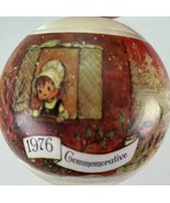 Hallmark Vintage 1976 Commemorative Satin Christmas Ornament Mary Hamilton - $11.98 CAD