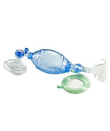 Manual Resuscitator 1500ml PVC Adult Ambu Bag + Oxygen Tube CPR First Aid kit - £29.74 GBP