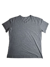 Lululemon Plain V Neck Shirt Gray Short Sleeve Workout Stretch Casual Size XL - $24.70