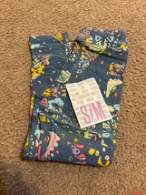 LuLaRoe kids S/M Geometric floral print New leggings 2-8 NWT Small Medium - $12.99