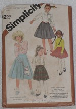 Simplicity Pattern 6131 Girl&#39;s Skirts in 3 Lengths Sizes 10-12-14 Vintage 1980&#39;s - £5.62 GBP
