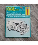Dodge &amp; Plymouth Vans 1971 thru 1983: 6cyl &amp; V8 Tradesman &amp; Voyager Van ... - £15.58 GBP