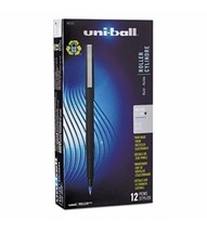 Sanford Uniball Roller Stick Pen, 0.5mm Micro Point, Blue Ink, Dozen (60... - £9.54 GBP