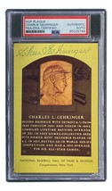 Charlie Gehringer Autografato 4x6 Detroit Tigers Hof Placca Di Scheda PSA / - £69.82 GBP