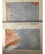 SCHLOSSBERG SWITZERLAND PIPPA BLEU 2pc EURO SHAMS MULTI COLORED NIP BEAU... - $262.10