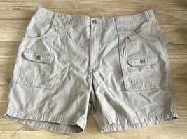 Red Head Brand Co Cargo Shorts Mens 44 Beige 8 Pocket New - $32.00