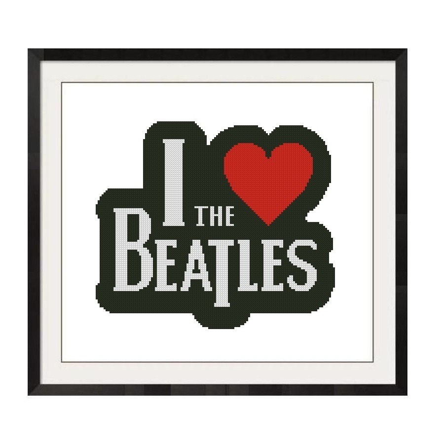 Primary image for ALL STITCHES - BEATLES CROSS STITCH PATTERN IN PDF -079