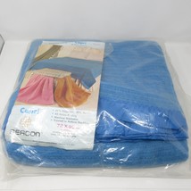 Vintage Beacon Capri Therma Weave Blue Blanket with Nylon Edge Binding 7... - £31.87 GBP