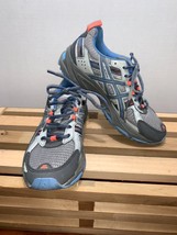 ASICS Womens Gray/Blue Gel-Venture 5 Athletic Sneakers Shoes T5N8N Size 7 - £20.13 GBP