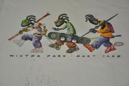 Vtg WINTER PARK Colorado MARY JANE Skier Boarder Ant dudes graphic sz M ... - $14.84