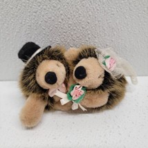 Wedding Bride &amp; Groom Hedgehogs Plush - 3&quot; Mini Stuffed Animal - £15.69 GBP