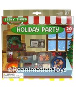 Teeny Tinies Christmas Party Doll Food Gingerbread Yule Log Mini Playset... - £23.44 GBP