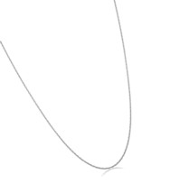 14k White Gold Rope Chain Barely-There Necklace - £176.56 GBP