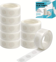 1000Pcs Glue Point Clear Balloon Glue Removable Adhesive Dots Double Sided Dots  - £9.17 GBP