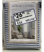 Allen &amp; Roth Gwenn Rod Pocket Panel-Navy- 50in X 84in-(1 Panel) 4140888 - $17.73 CAD