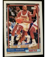 1992-93 Topps Basketball #345 Rafael Addison New Jersey Nets - £1.72 GBP