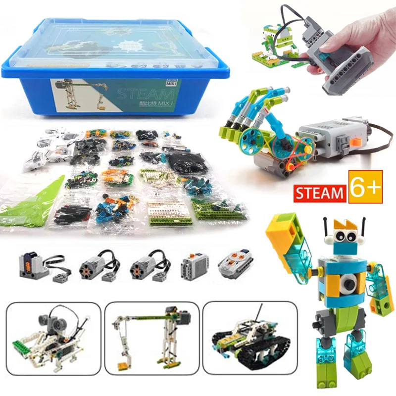 840PCS Technical Parts RC Cars Robot Building Blocks 9686 WeDo and Simple a - £125.09 GBP