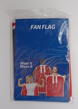 Team Fan Flag Cape, One Size, Wisconsin Team Color 31.5&quot; x 47&quot; - $311.19 MXN