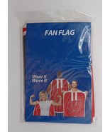 Team Fan Flag Cape, One Size, Wisconsin Team Color 31.5&quot; x 47&quot; - $311.19 MXN