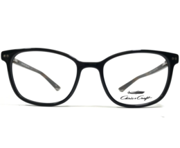 Chris Craft Eyeglasses Frames CF1011 01 Black Brown Square Full Rim 52-18-145 - £73.35 GBP