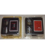 Dale Earnhardt &amp; Jr 2 Tin Set each with 2 Shot Glasses and Deck of Cards... - $301.39 MXN
