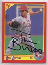 Tim Birtsas Signed Autographed 1990 Score Card - $10.08